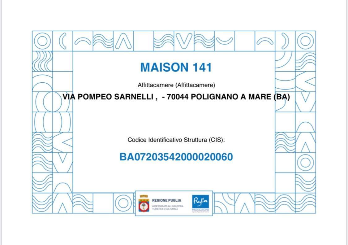 Maison 141 Polignano a Mare Exterior foto